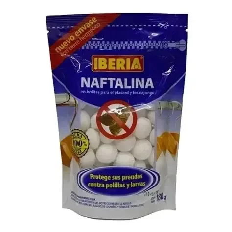 Producto - Naftalina Iberia protege sus prendas contra polillas y larvas 180 grs