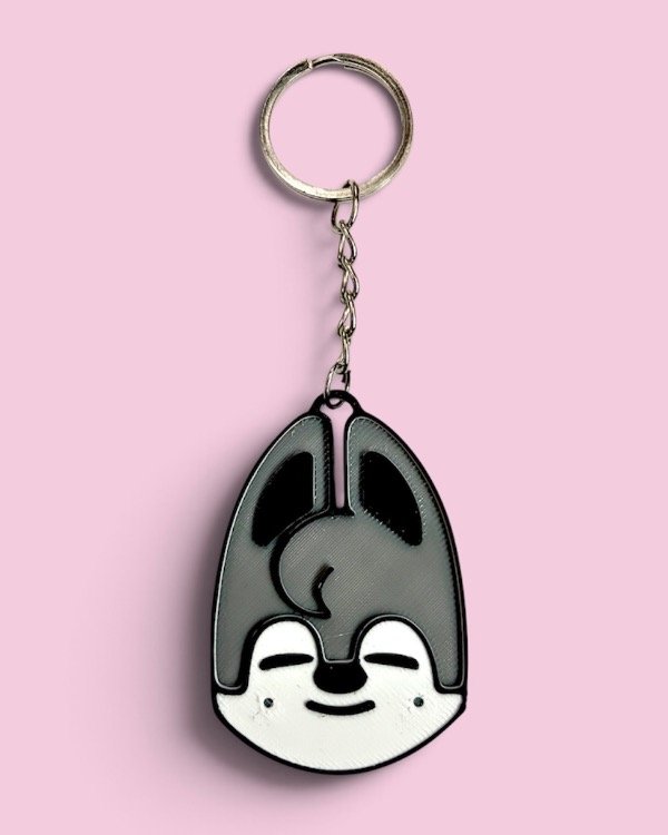 Producto - Llavero 3D Wolfchan, Skzoo