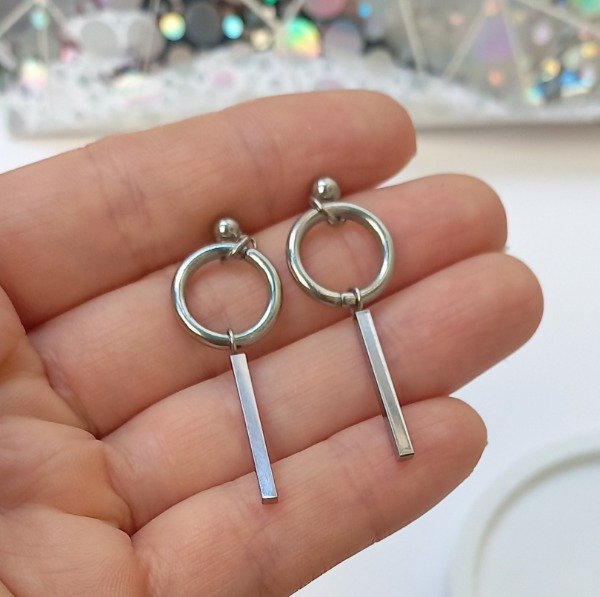 Producto - Aros Círculo con Barrita