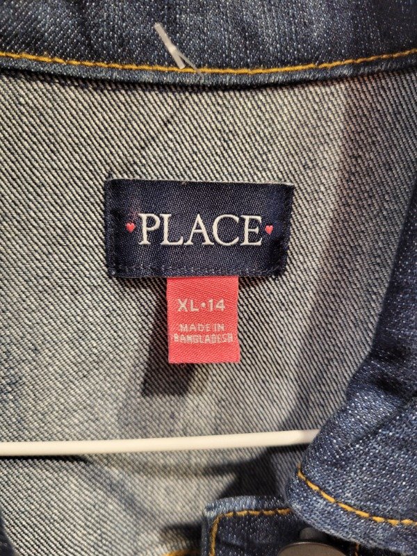 Producto - Campera PLACE de jean azul Talle 14 años - PRECIO: 34X - 3