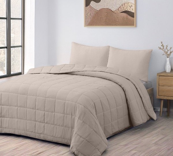 Producto - Cubrecama Quilt Kavanagh Ethereal 2 1/2pl Queen Size +fundas - 0