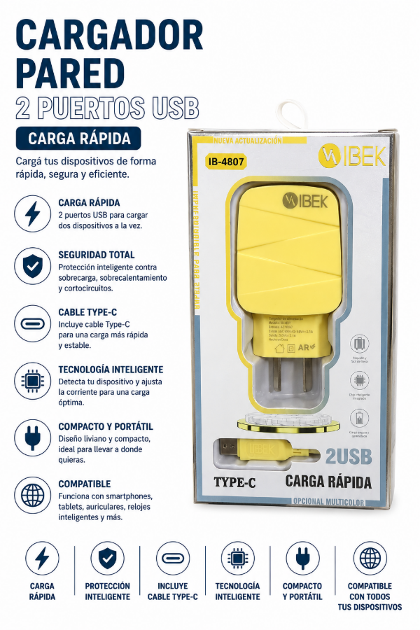 Producto - Cargador colores - 1