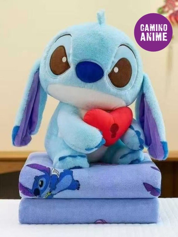 Producto - PELUCHE STITCH 45CM CON MANTA