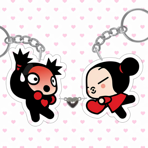 Producto - Pucca y Garu - Llaveros imantados