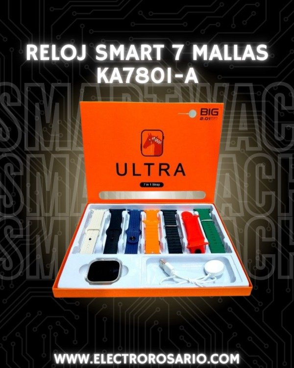 Producto - RELOJ SMART 7 MALLAS - KA7801-A