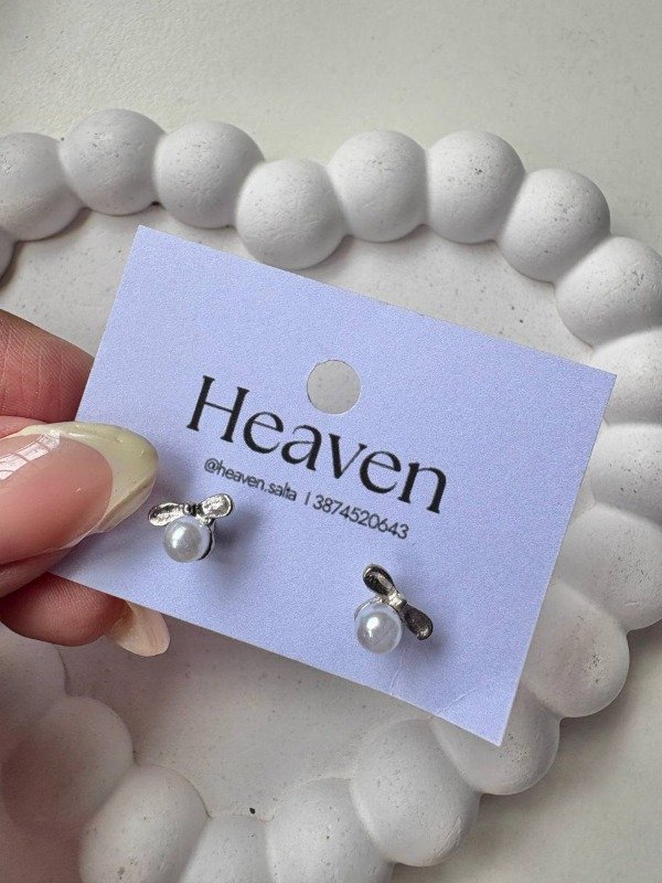 Producto - Aros perla plateados