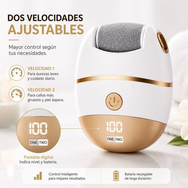 Producto - Exfoliador de pies recargable Novatix - 4