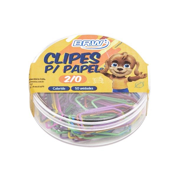 Producto - Clips Colores pote x50uni
