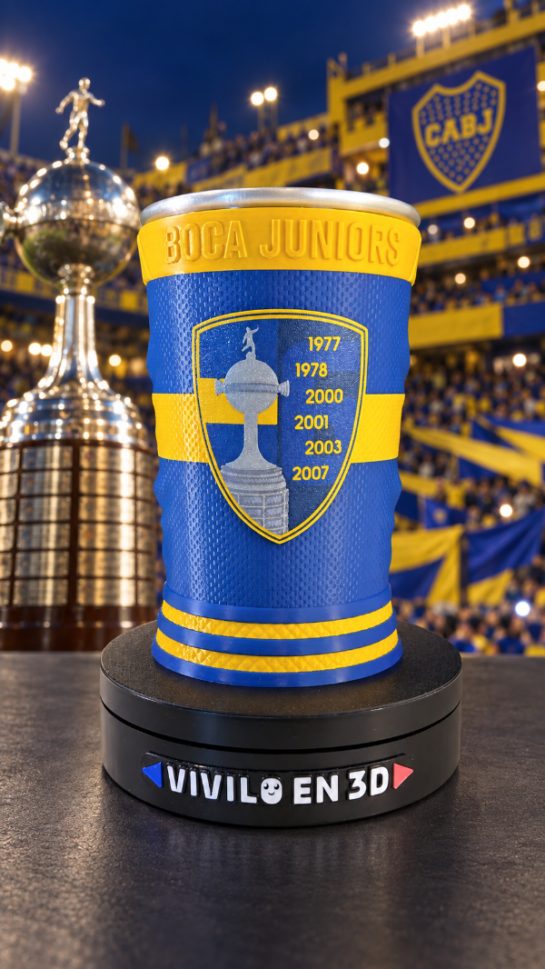 Producto - VASO CHOPP 500ML BOCA JUNIORS CAMPEON DE AMERICA - 1