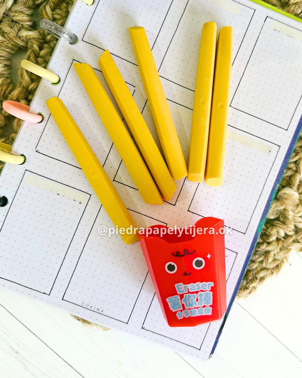 Producto - Goma de borrar papas fritas