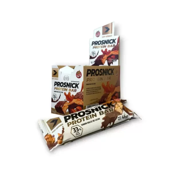 Producto - Prosnick Protein Bar 46 Grs x 10 Unid (Por caja) Body Advance