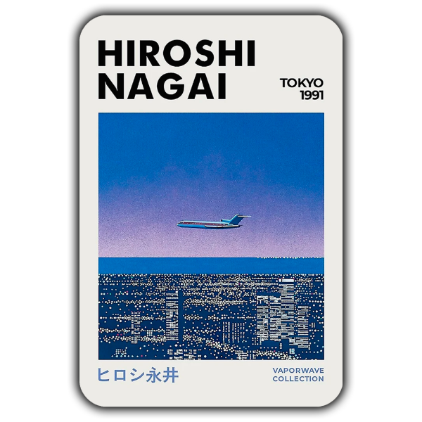 Producto - Sticker Imantado Japón Arte 78 9x6cm