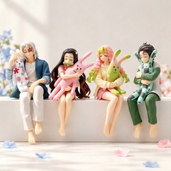 Producto - Figuras Cazadores con Peluches- Demon Slayer - Ingrese para Elegir