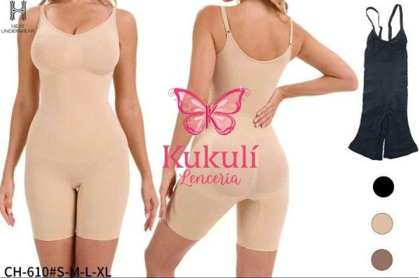 Producto - Body Reductor Alta Compresión Con Pierna Sin Costura