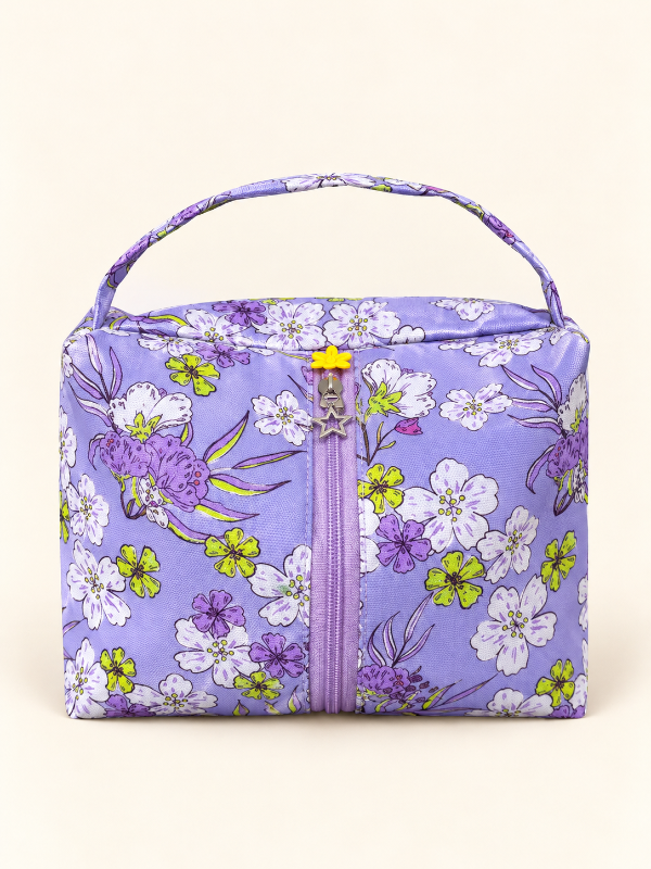 Producto - Neceser floreado lila II