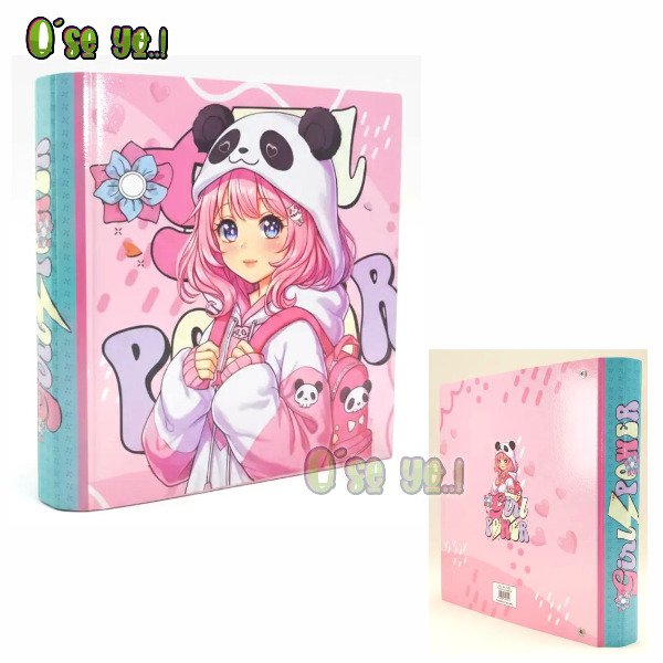 Producto - Carpeta Anime Rosa Niñas Escolar Nro 3