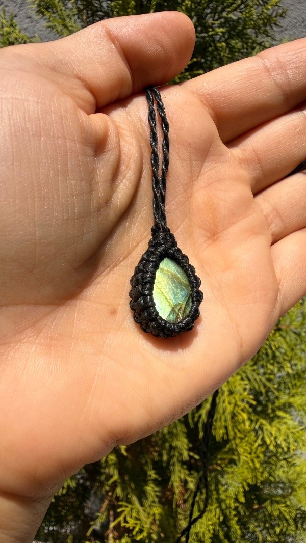 Producto - Collar Amuleto Labradorita - Magia