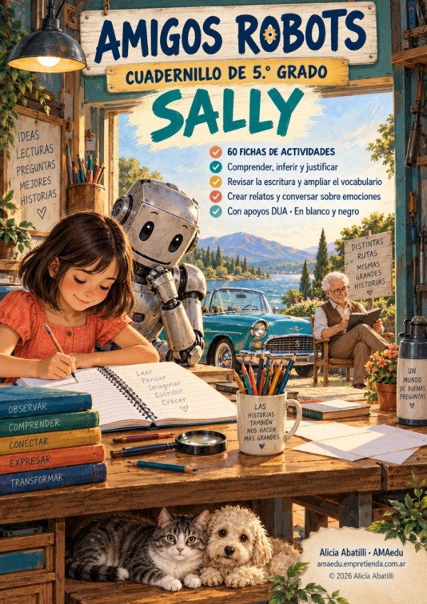 Producto - Pack AMIGOS ROBOTS (Ciencia Ficción, Segundo Ciclo) - 3