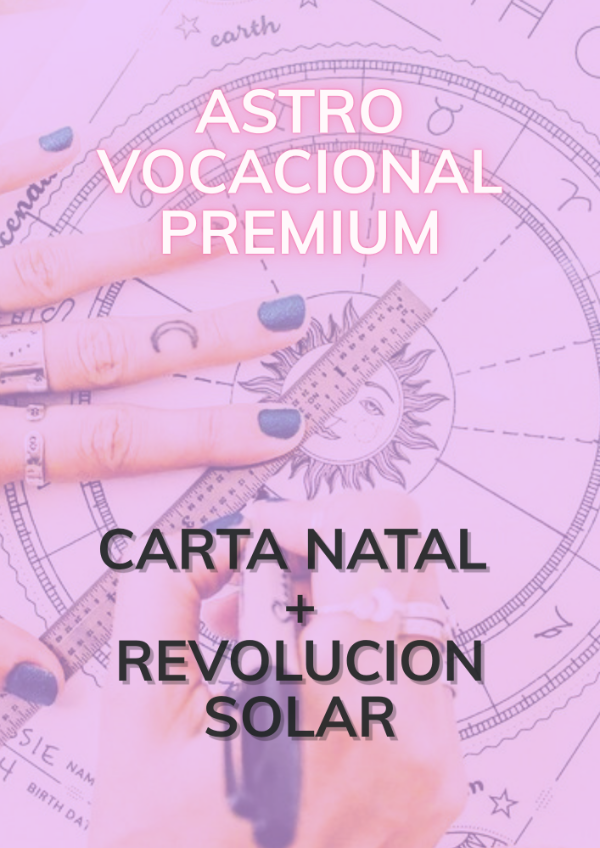 Producto - Astrología Vocacional con Carta Natal y Revolucion Solar