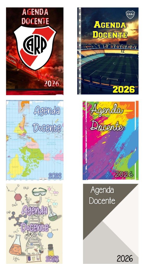 Producto - Agenda Docente 2026 Imprimible