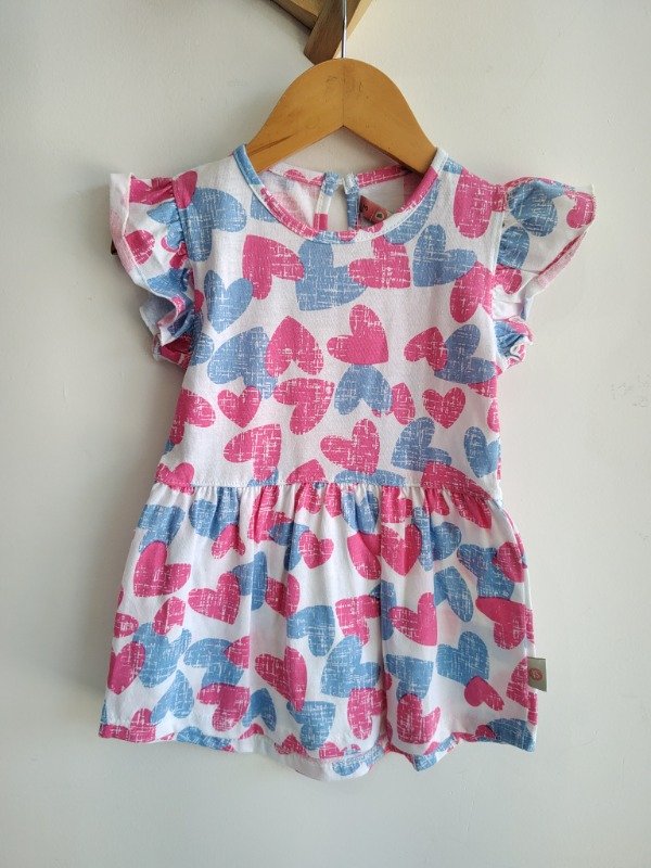 Producto - Vestido corazones beba