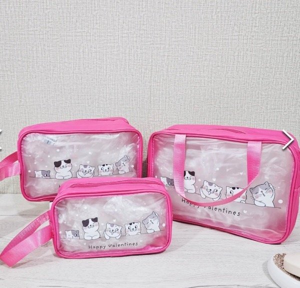 Producto - Portacosmeticos gatito set x3 u