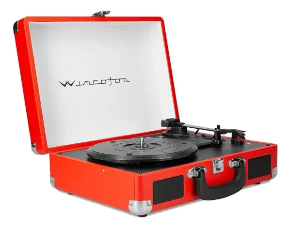 Producto - Winco W406 Tocadiscos Wireless Bluetooth Vintage Maletin Color
