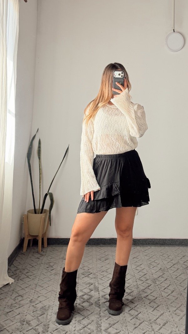 Producto - Sweater Diana natural hilo - 1