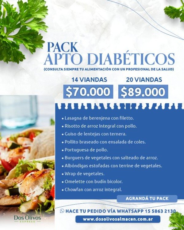 Producto - Pack Diabético X 14