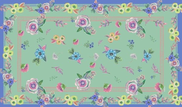 Producto - Mantel Silvina verde