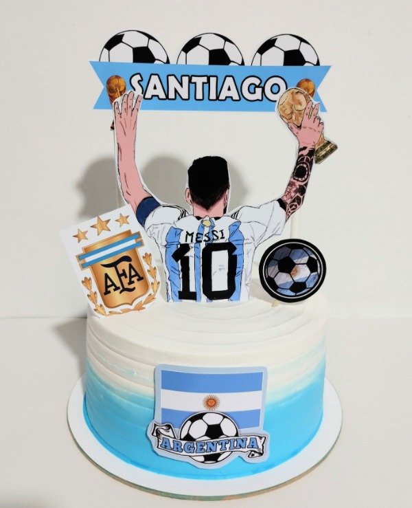 Producto - Torta Messi argentina