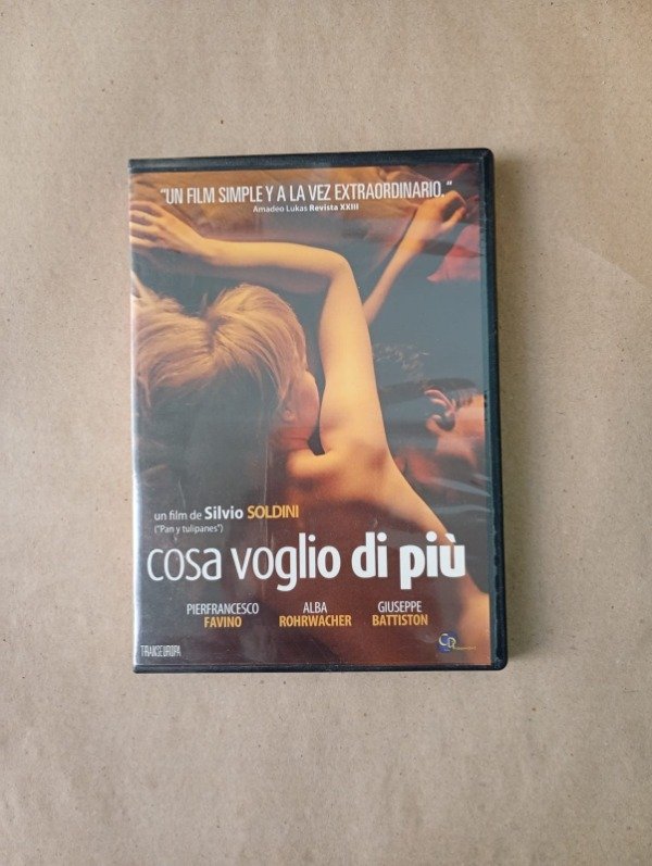 Producto - Cosa voglio di piú - Soldini Favino Rohrwacher - Transeuropa 2010