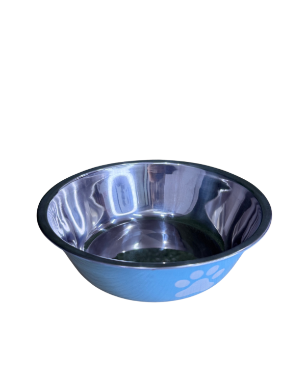 Producto - Cazuela/Comedero de Acero Inoxidable Esmaltado con Huella