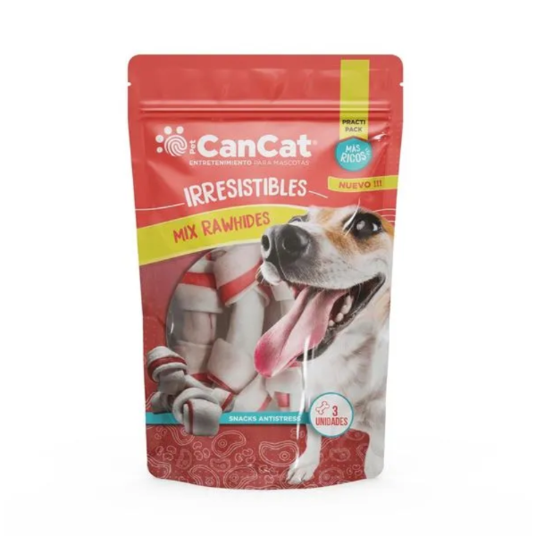 Producto - Hueso Corb Ribbon 4,5 X 3 Bicolor Cancat