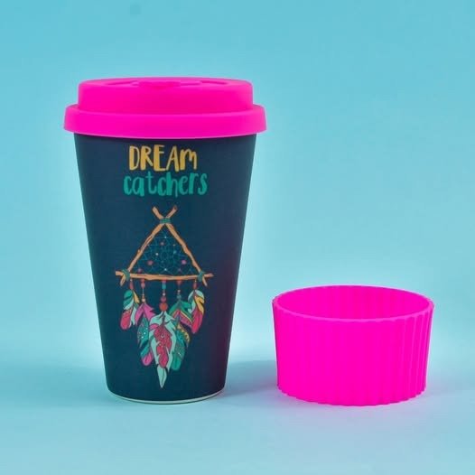 Producto - Taza mug Green Cup 400ml fibras de bambu Reutilizable
