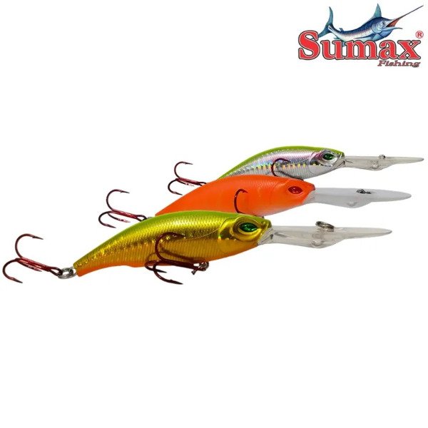 Producto - Señuelo Sumax Puppy Shad 8.5cm 18.8gr Profundiza 5.0m Acc. Flotante