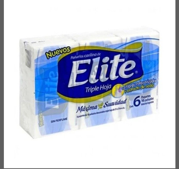 Producto - ELITE PAÑUELOS TRIPLE HOJA 6X10