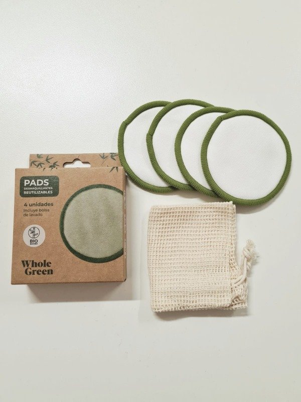 Producto - Pads Desmaquillantes Reutilizables + Bolsa de lavado