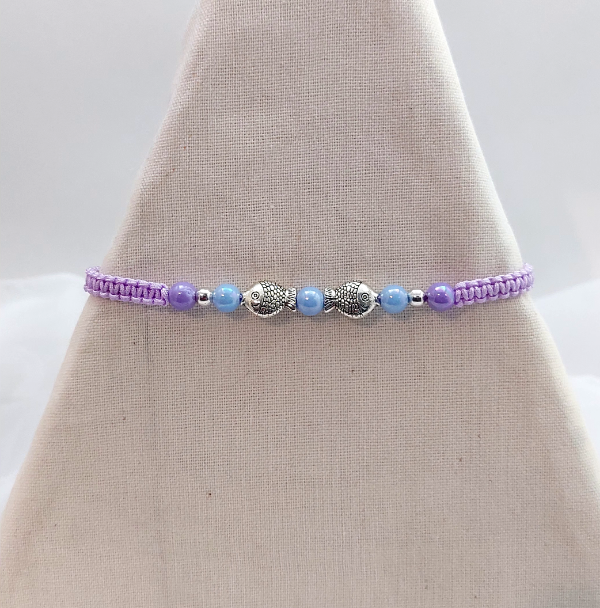 Producto - Pulsera Peces (lila)