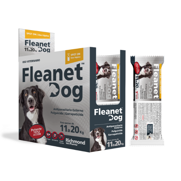 Producto - Fleanet Pipeta para perros contra pulgas y garrapatas - 3
