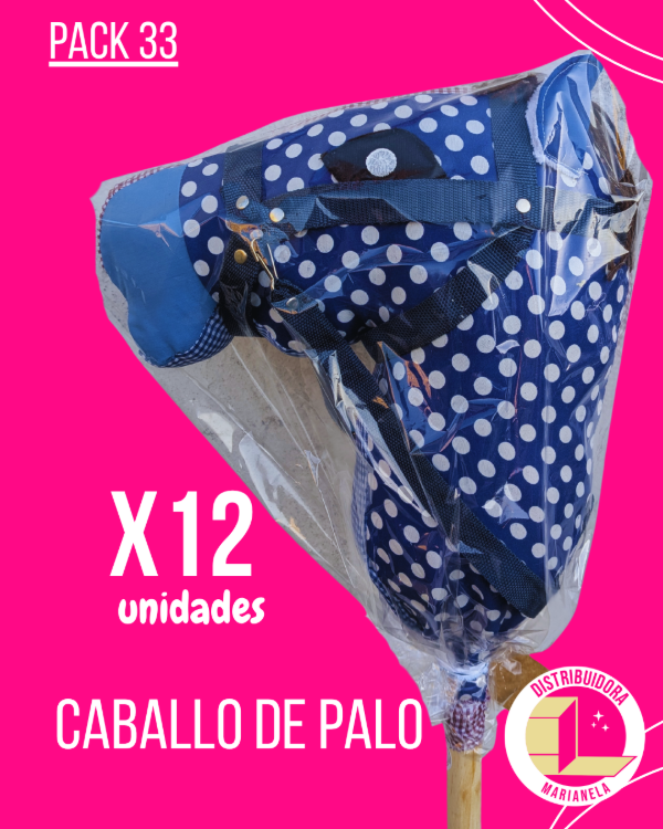 Producto - Caballos de Palo - Pack x12 unidades