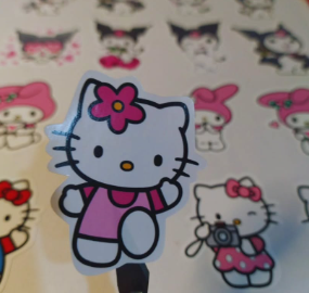 Producto - Stickers con corte en silueta personalizados. (Plancha A4) - 4