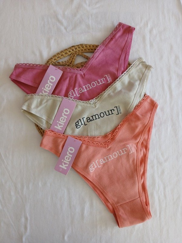 Producto - Vedetinas x3 en "V" algodón