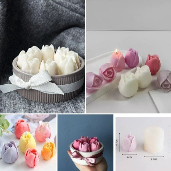 Producto - Molde de silicona Tulipán grande PROMO