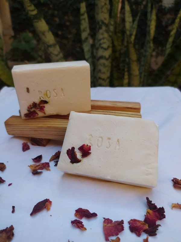 Producto - Jabón en barra Rosa y amaranto