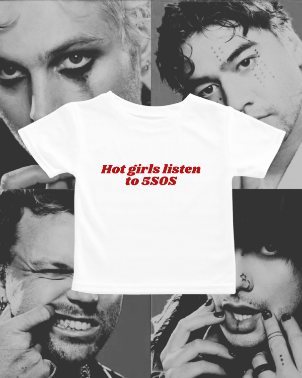 Producto - Hot girls 5SOS- baby tee