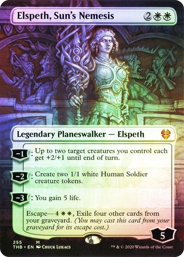 Producto - Elspeth, Sun's Nemesis (Borderless Foil)