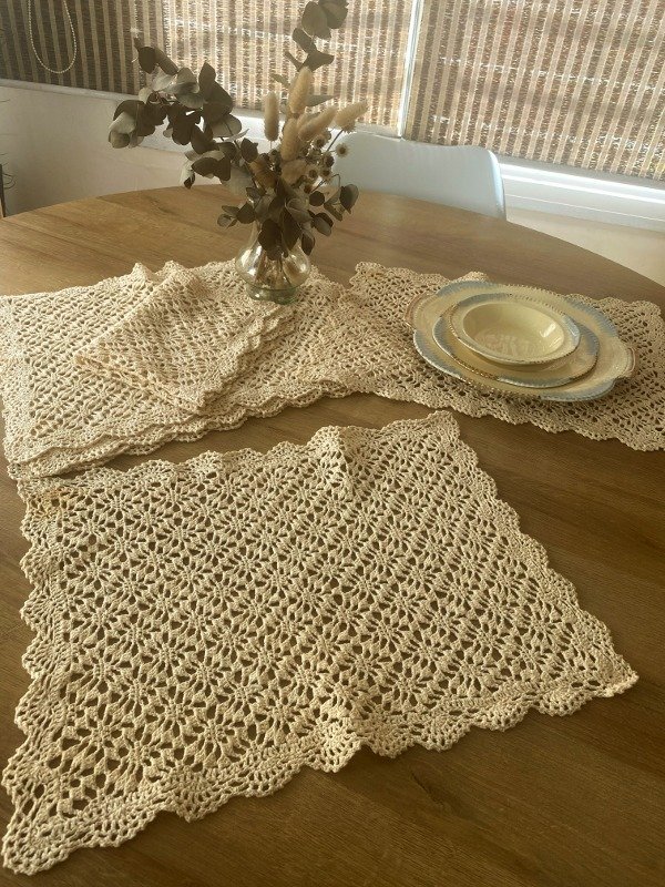 Producto - Carpeta O Individual Crochet Antiguo