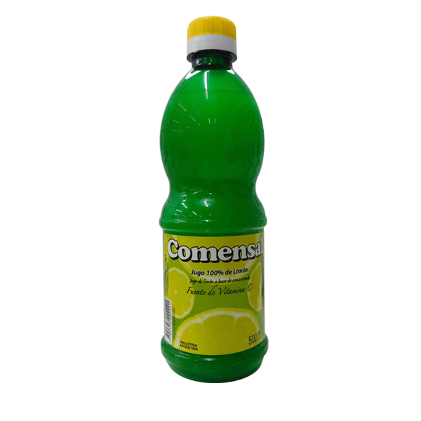 Producto - Jugo de limon Comensal x500 cc x12u