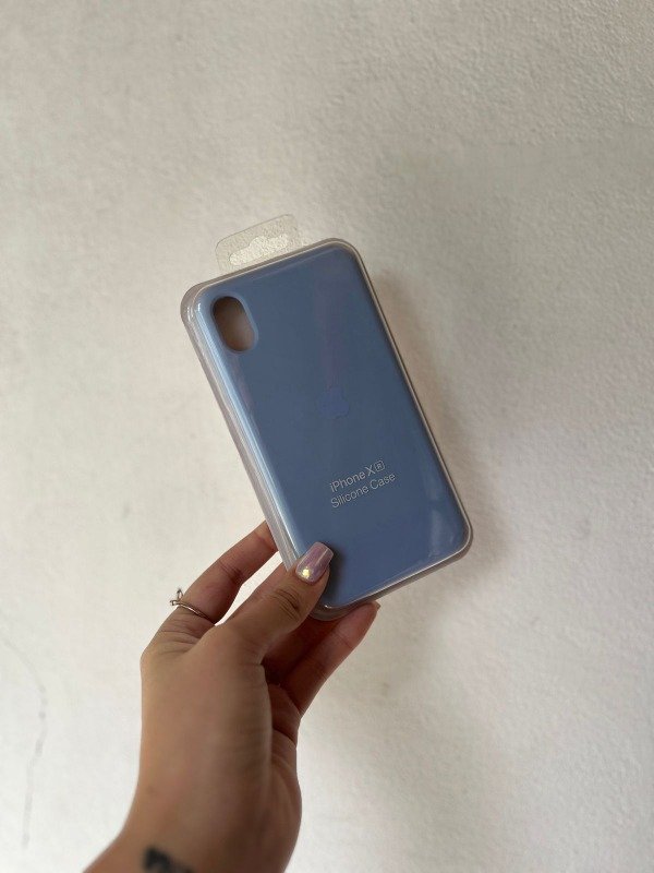Producto - Iph xr silicona case celeste claro